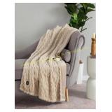Berkshire heated faux fur throw 50x60in
