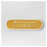 Threshold Aluminum Outdoor Patio Sign 