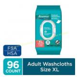 3Ct. Assurance Premium XL Washcloths Adults