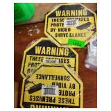 3ct Warning Signs & Reflective House Numbers