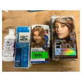 Assorted Hair Dye + Curling Cream (See Photos)