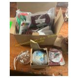 Box of Assorted Ornaments, misc