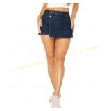 Size L Celebrity Pink Juniors Denim Wrap Skort