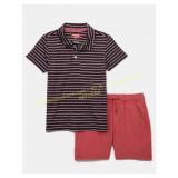 Wrangler Boys Polo Shirt & Short Set Sz 7