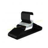 2CtMainstays Plastic Clothes Hangers, Black, 18pk