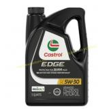 Castrol EDGE 5W-30 Synthetic Oil, 5 Quarts