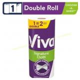 4Ct Viva Signature Cloth Towels Double Roll