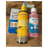 Alaffia Shampoo, Hibiclens, Corn Removers