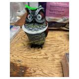 Owl Sculpture w/ Bobbing Head