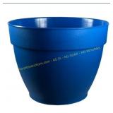 2ct Jacinto Recycled Plastic Planter, 6 in, Blue