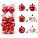 GUNPRIMER Christmas Ball Set 6cm - Red/White