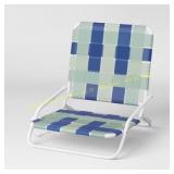 Portable Beach Sand Chair Blue - Sun Squad
