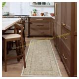 RUGGABLE Non-Slip Washable Runner Rug - 2.5x7ft.