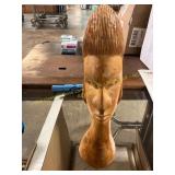 Carved Folk Art Head