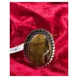 Tiger Eye Size 9 Ring