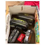 Lot of Used Batteries, Tape Measure Lot of Used Batteries, Tape Measure