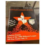 88 Cleveland Giants Program w/Autographs