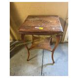 Wooden Sq parlor table