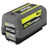 Ryobi 40-Volt Lithium-Ion 6.0 Ah Battery Ryobi 40-Volt Lithium-Ion 6.0 Ah Battery