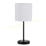 2ct Mainstays 19" Black Metal Stick Lamp with USB