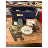 Trivet, Wind Chimes, Coin Books, Misc