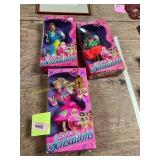 90 Barbie Sensations Becky,Belinda + Barbie
