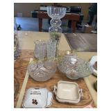 Cut Glass, Candy Dish, Misc.