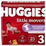 Diapers Size 3 - Huggies Little Movers,28ct