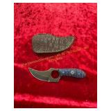 Damascus Knife With Sheath Damascus Knife With Sheath