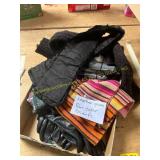 Leather Gloves, Fur Collar, Scarves