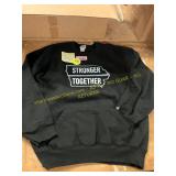 Badger Sport Lg Black Crewneck Stronger Together
