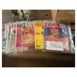 79-84 Hustler Magazines w/Centerfolds