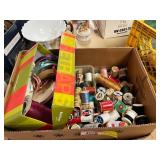 Spools of Thread + Yarn