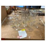 Crystal Pitcher + Glassware