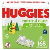 Huggies Natural Care Baby Wipes - 168ct