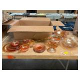 Lot of Carnival Glass