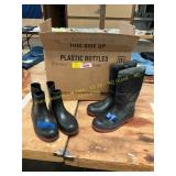 Lot of Rubber Boots + Shoes