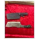 Damascus Knife With Sheath Damascus Knife With Sheath