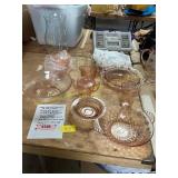 Dogwood Depression Glass, Clear Glassware