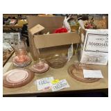 Dogwood Pink Depression Pieces