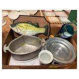 Fish, Pans, Glasses