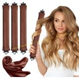 2 ct Heatless Velvet Hair Curler for All Hair Type