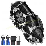 ELUTENG Crampons Ice Cleats with 24 Spikes