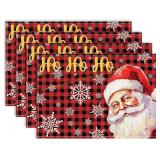 2 Ct. RZQIJ Santa Placemats 12 x 18in. (4pk)