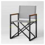 Henning Folding Patio Chair Gray - Threshold