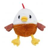 BARK Fuzzy Farm Rooster Dog Toy - 9.5"