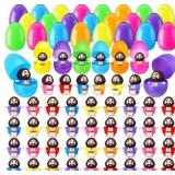 24 Pcs Gemscream Easter Eggs with Jesus Figurine