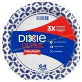Dixie Ultra Paper Plates, 64 Count, 10 1/16 in