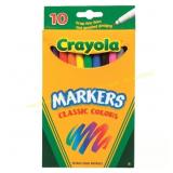 3ct Crayola Classic Assorted Fine Tip Markers 10 p