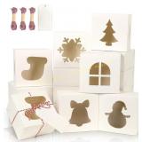 36 PCS Bakery Boxes, 4"x 4"x 2.5", with Window